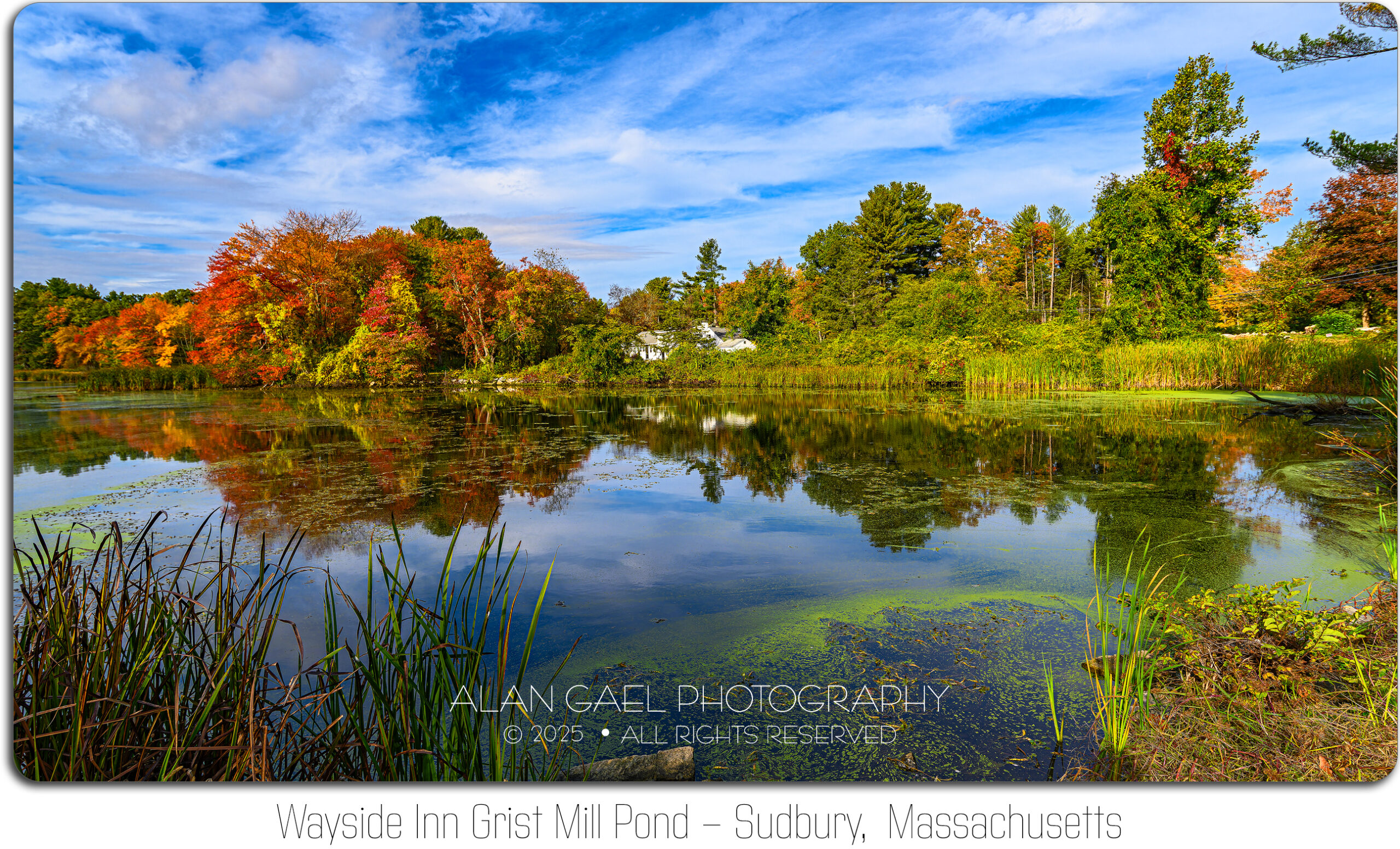 Wayside Inn Grist Mill Pond